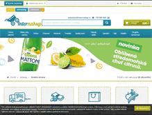 Tablet Screenshot of internakup.cz